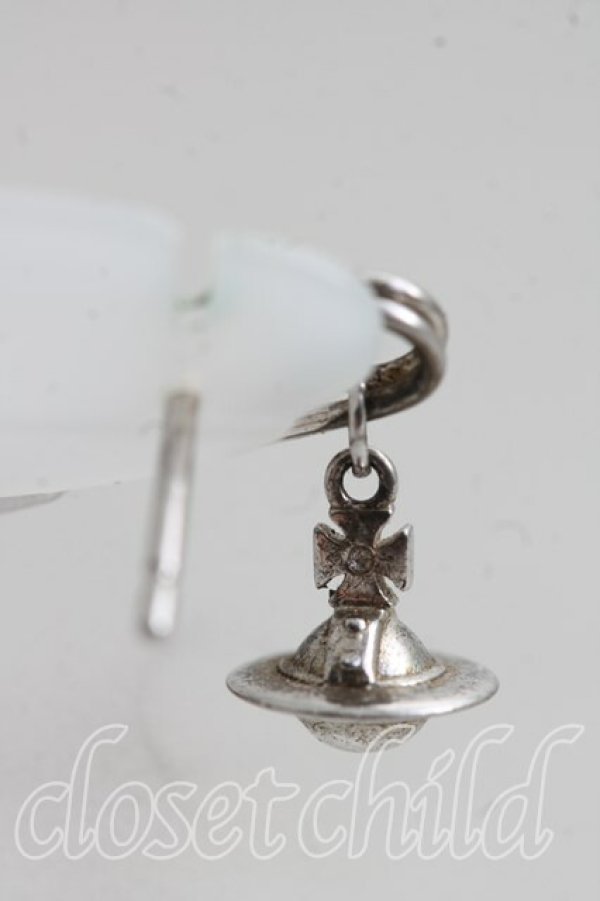 画像4: ヴィヴィアンウエストウッド 中古 / JUBILEEピアス  シルバー  H-26-04-12-075-er-OD-ZH (4)