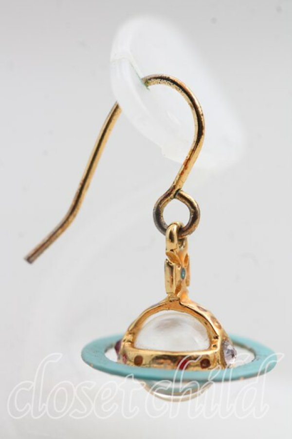 画像2: ヴィヴィアンウエストウッド 中古 / ヴィンテージオーブピアス  ゴールド  H-26-04-12-077-er-OD-ZH (2)