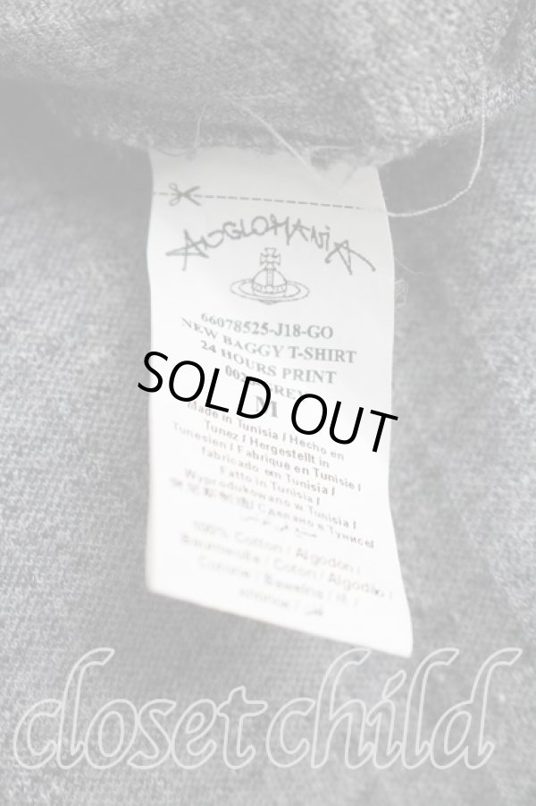 画像4: ヴィヴィアンウエストウッド 中古 / NEW BAGGY　Tシャツ M 灰  H-26-04-12-006-ts-OD-ZH (4)