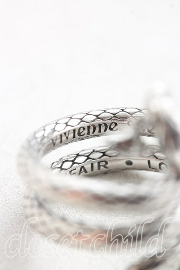 画像4: ヴィヴィアンウエストウッド 中古 / ALBANEリング XS(10号相当） シルバー  H-26-04-12-081-rg-OD-ZH (4)