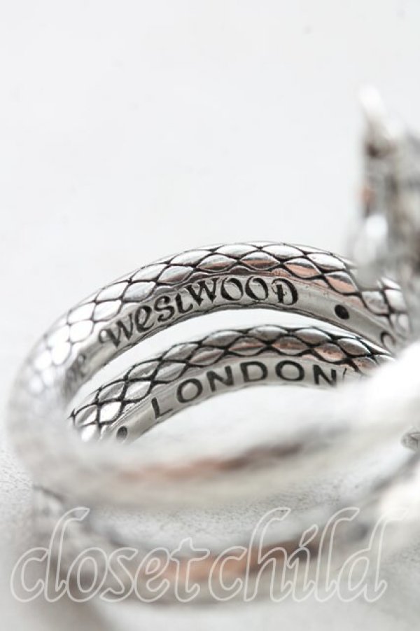 画像5: ヴィヴィアンウエストウッド 中古 / ALBANEリング XS(10号相当） シルバー  H-26-04-12-081-rg-OD-ZH (5)