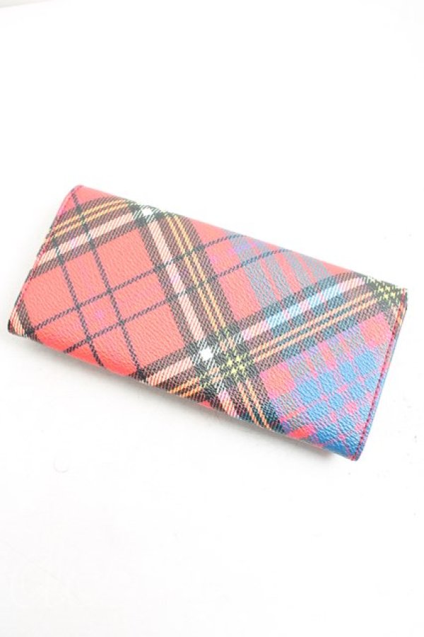 画像2: ヴィヴィアンウエストウッド 中古 / MC ANDREASウォレット  赤  H-26-04-12-088-wa-OD-ZH (2)