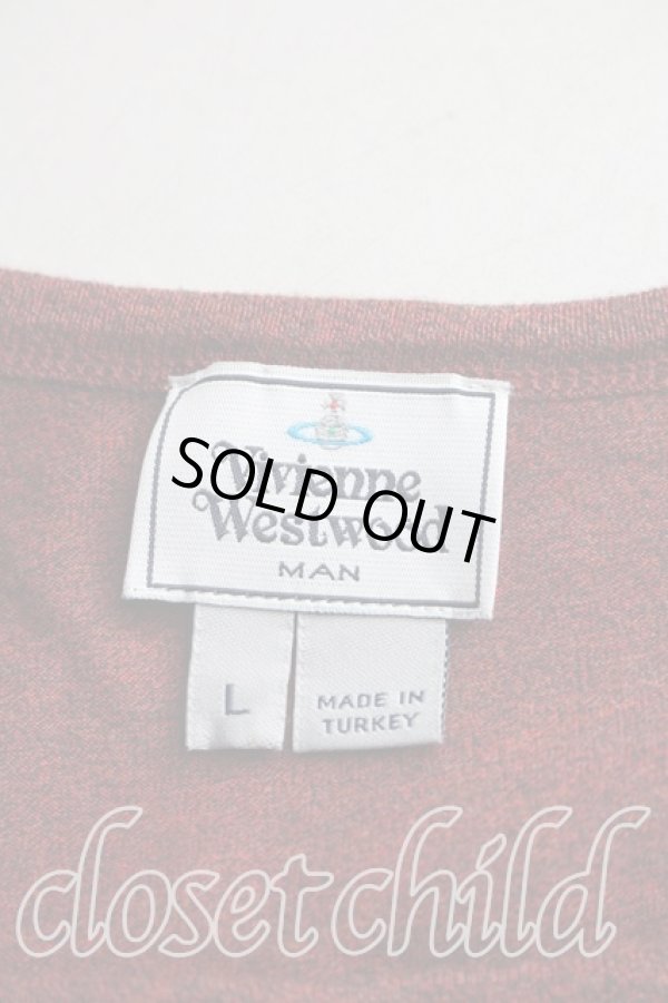画像3: ヴィヴィアンウエストウッド MAN 中古 / エリザベスTシャツ L 茶  H-26-04-12-007-ts-OD-ZH (3)