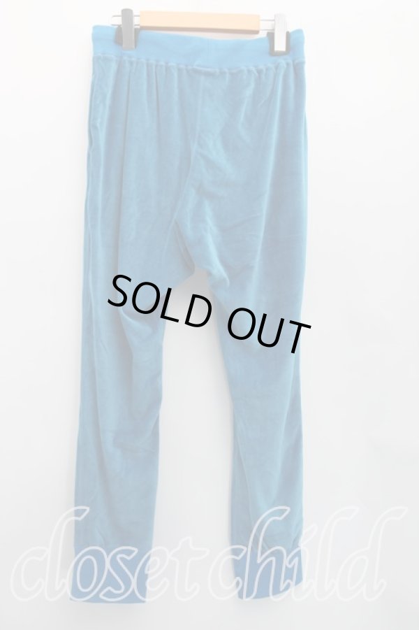 画像2: ヴィヴィアンウエストウッド MAN 中古 / ベロアパンツ  青  H-26-04-12-091-pa-OD-ZH (2)