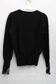 画像2: ヴィヴィアンウエストウッド 中古 / 単色オーブ刺繍カーディガン 2（9号相当） 黒  H-26-04-12-094-to-OD-ZH (2)