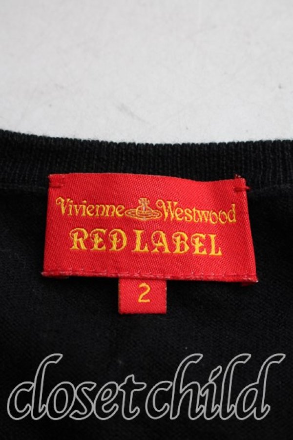 画像3: ヴィヴィアンウエストウッド 中古 / 単色オーブ刺繍カーディガン 2（9号相当） 黒  H-26-04-12-094-to-OD-ZH (3)