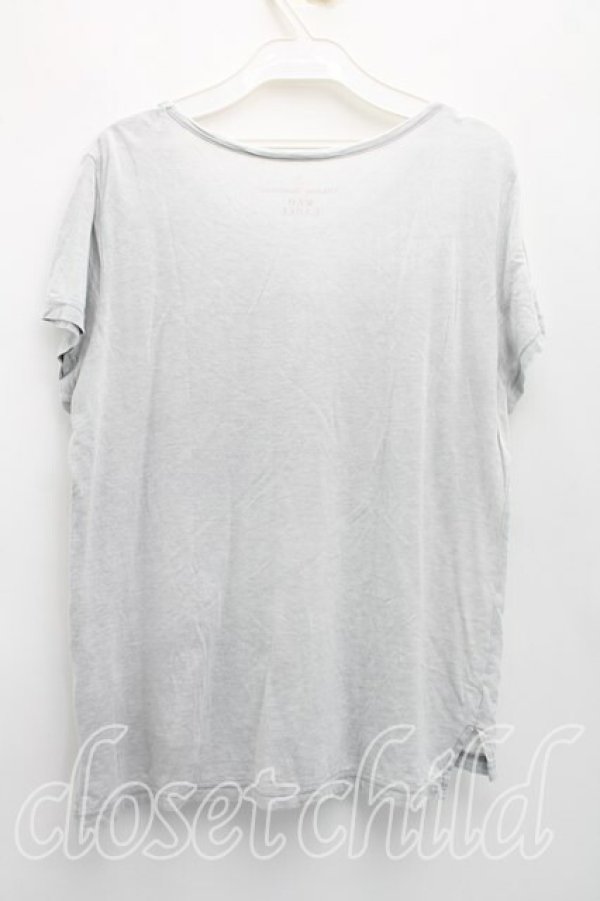画像2: ヴィヴィアンウエストウッド 中古 / 星座柄Tシャツ 2（9号相当） 灰  H-26-04-12-008-ts-OD-ZH (2)