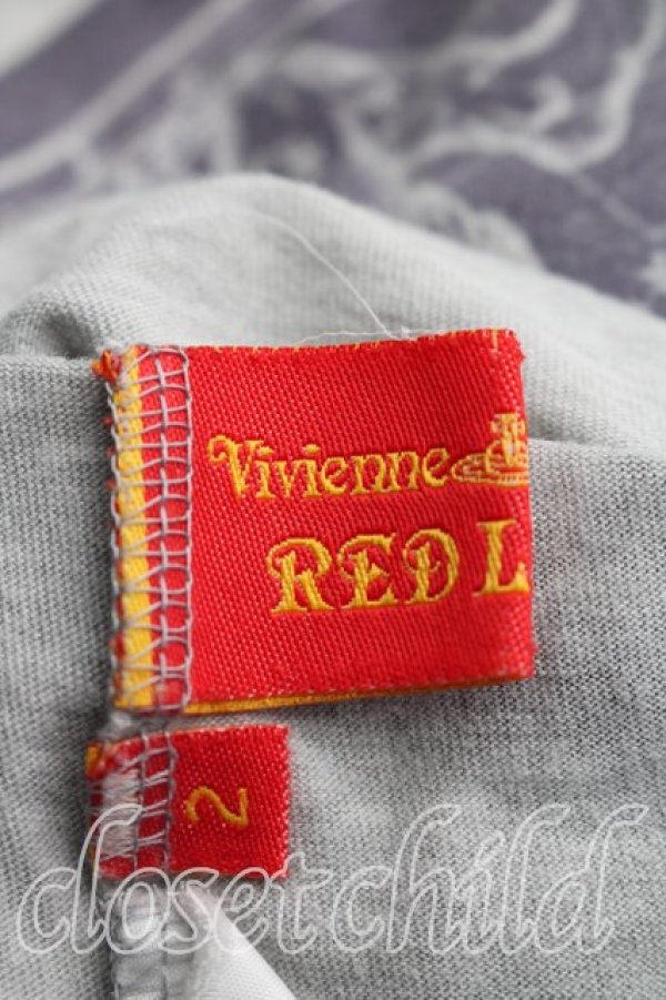 画像3: ヴィヴィアンウエストウッド 中古 / 星座柄Tシャツ 2（9号相当） 灰  H-26-04-12-008-ts-OD-ZH (3)