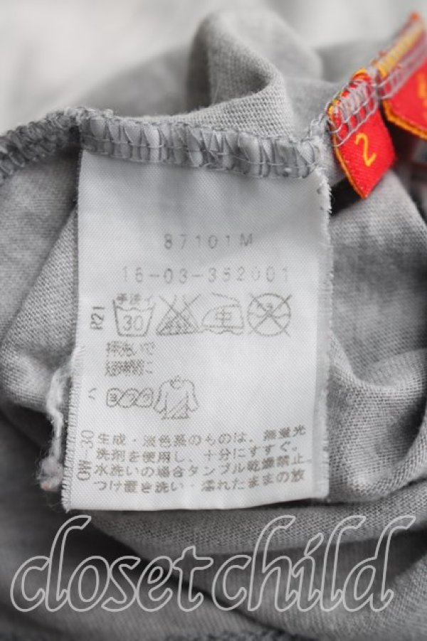 画像4: ヴィヴィアンウエストウッド 中古 / 星座柄Tシャツ 2（9号相当） 灰  H-26-04-12-008-ts-OD-ZH (4)