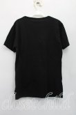 画像2: ヴィヴィアンウエストウッド MAN 中古 / パンチウッドラウンドネック半袖Tシャツ 44（メンズS相当） 黒  H-26-04-12-009-ts-OD-ZH (2)