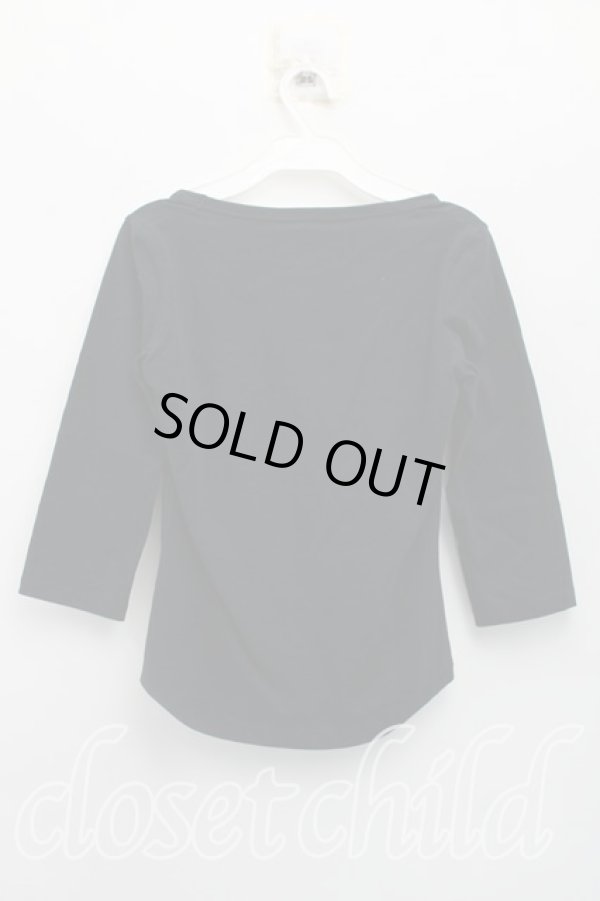 画像2: ヴィヴィアンウエストウッド 中古 / カラーオーブ刺繍カットソー XS 黒  H-26-04-12-010-to-OD-ZH (2)