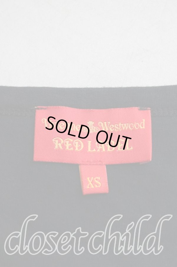 画像3: ヴィヴィアンウエストウッド 中古 / カラーオーブ刺繍カットソー XS 黒  H-26-04-12-010-to-OD-ZH (3)