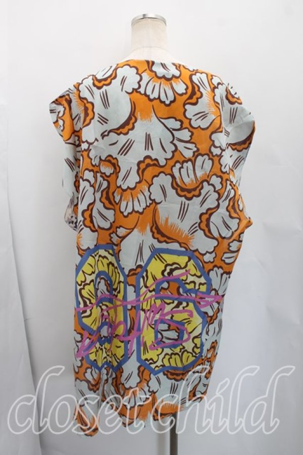 画像2: ヴィヴィアンウエストウッド 中古 / パッチビーチトップ  マルチ  H-26-04-12-011-to-OD-ZH (2)