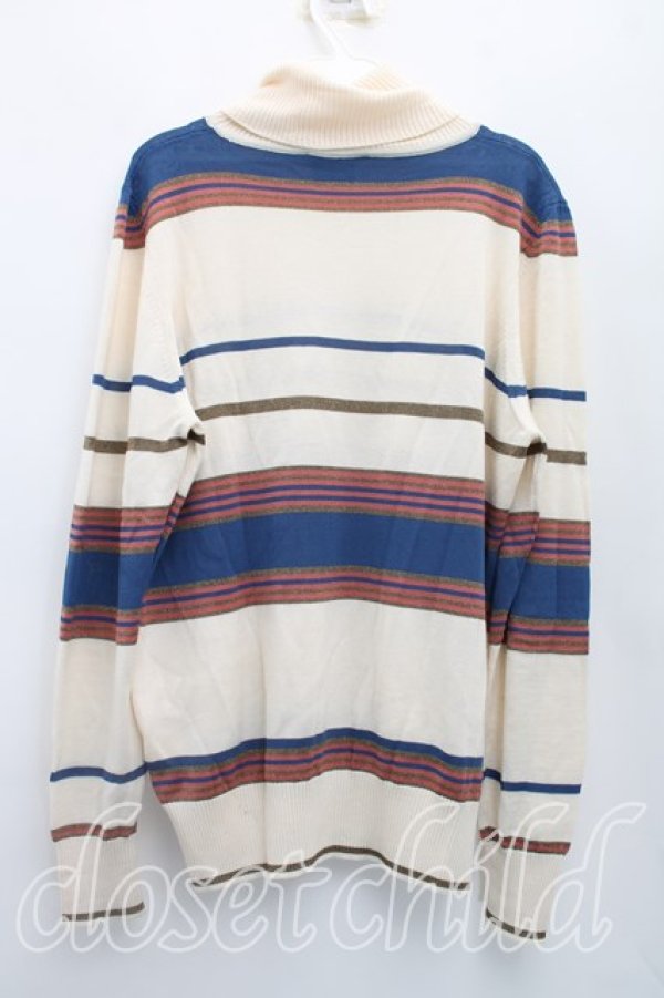 画像2: ヴィヴィアンウエストウッド 中古 / ボーダータートルニット  生成  H-26-04-12-012-to-OD-ZH (2)