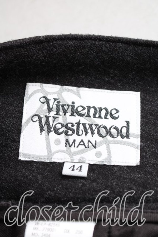 画像3: ヴィヴィアンウエストウッド MAN 中古 / サルエルパンツ 44（メンズS相当） 黒  H-26-04-12-002-pa-OD-ZH (3)