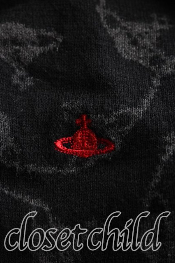 画像6: ヴィヴィアンウエストウッド 中古 / チェーンオーブカーディガン 2（9号相当） 黒  H-26-04-12-014-to-OD-ZH (6)