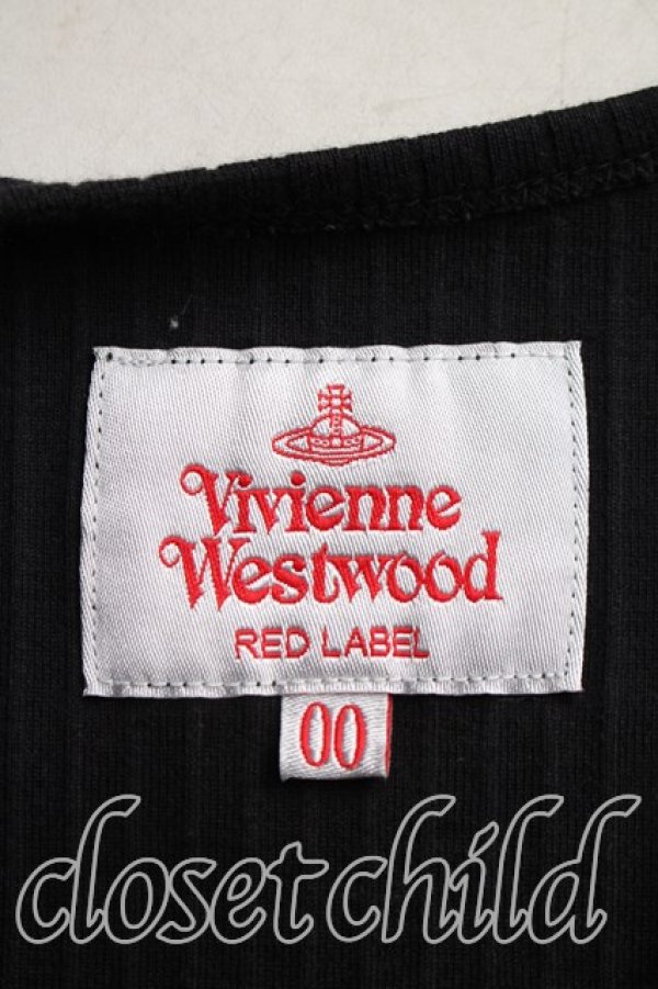 画像3: ヴィヴィアンウエストウッド 中古 / オーブ刺繍タンクトップ 00（ワンサイズ） 黒  H-26-04-12-018-to-OD-ZH (3)