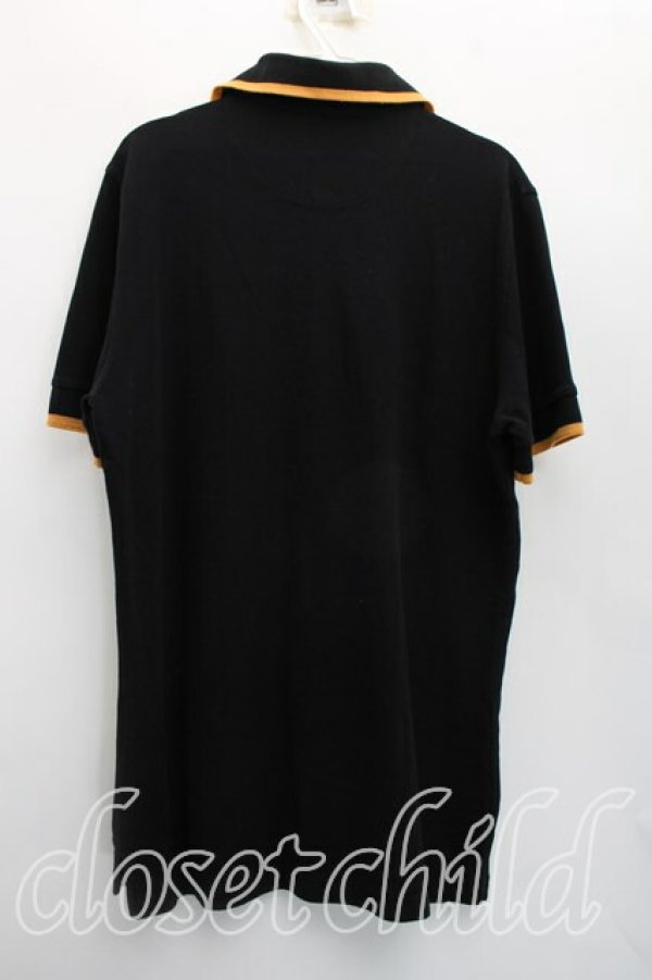 画像2: ヴィヴィアンウエストウッド MAN 中古 / カラーオーブ刺繍ポロシャツ L 黒  H-26-04-19-023-to-OD-ZH (2)