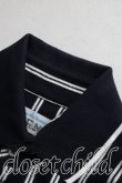 画像5: ヴィヴィアンウエストウッド MAN 中古 / オーブ刺繍ストライプポロシャツ L 紺  H-26-04-19-024-to-OD-ZH (5)