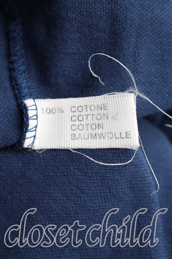 画像4: ヴィヴィアンウエストウッド MAN 中古 / オーシャン刺繍ポロシャツ 50（メンズXL相当） 青  H-26-04-19-026-to-OD-ZH (4)