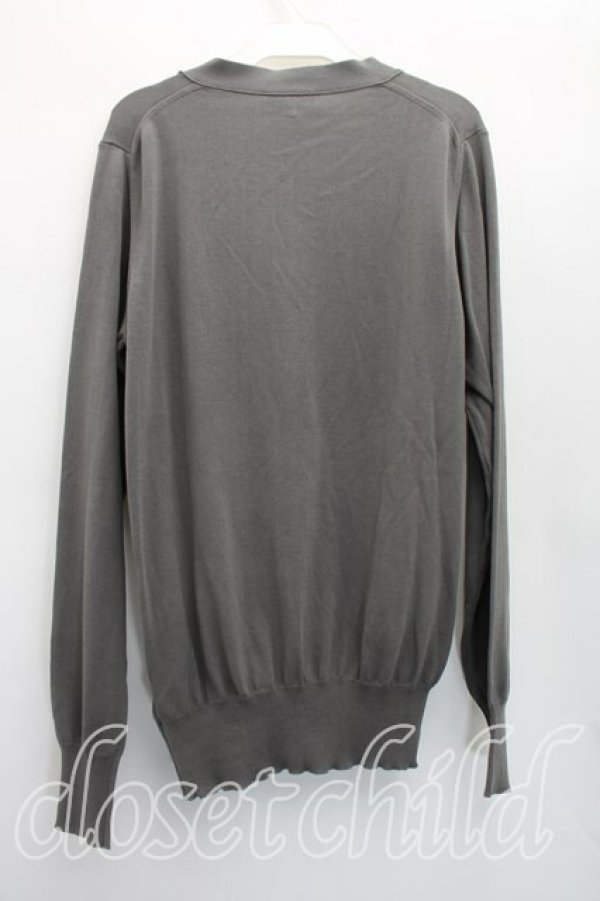 画像2: ヴィヴィアンウエストウッド MAN 中古 / カラーオーブ刺繍カーディガン M カーキ  H-26-04-19-027-to-OD-ZH (2)