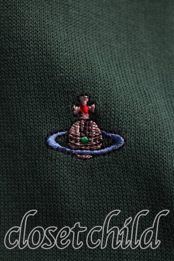 画像5: ヴィヴィアンウエストウッド MAN 中古 / カラーオーブ刺繍サマーニット M 緑  H-26-04-19-028-to-OD-ZH (5)