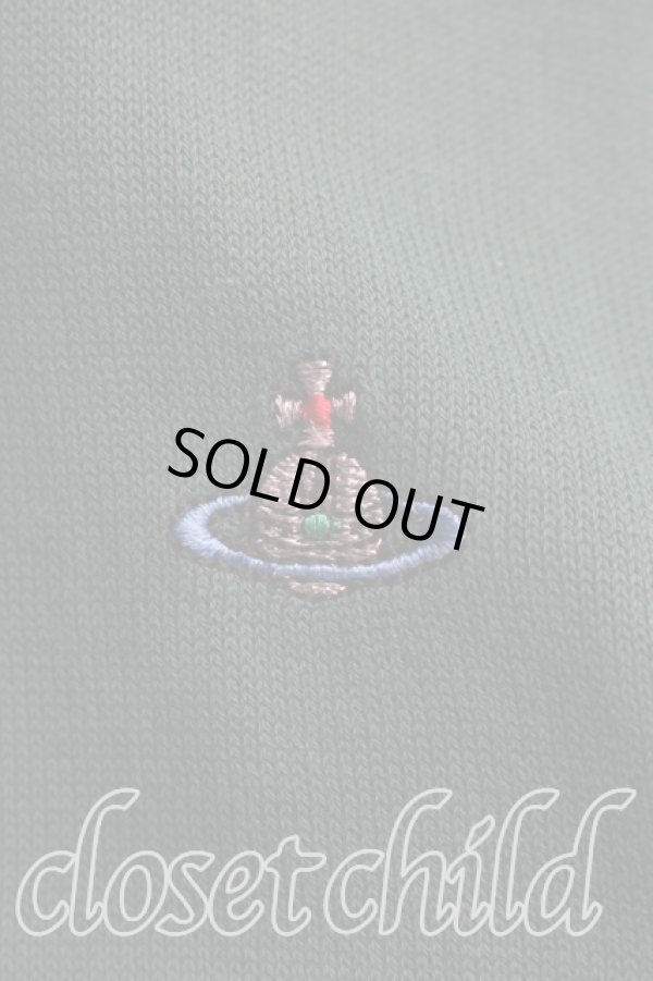 画像5: ヴィヴィアンウエストウッド MAN 中古 / カラーオーブ刺繍サマーニット M 緑  H-26-04-19-028-to-OD-ZH (5)
