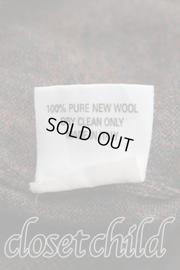 画像5: ヴィヴィアンウエストウッド MAN 中古 / 単色オーブ刺繍Vネックニット M 茶  H-26-04-19-029-to-OD-ZH (5)