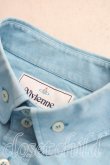 画像5: ヴィヴィアンウエストウッド MAN 中古 / オーブ刺繍シャツ 48（メンズL相当） 青  H-26-04-19-032-bl-OD-ZH (5)