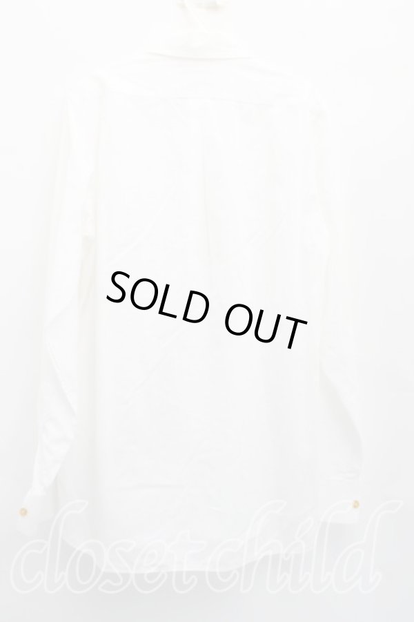 画像2: ヴィヴィアンウエストウッド MAN 中古 / カラーオーブ刺繍シャツ I(7号相当） 白  H-26-04-19-004-bl-OD-ZH (2)
