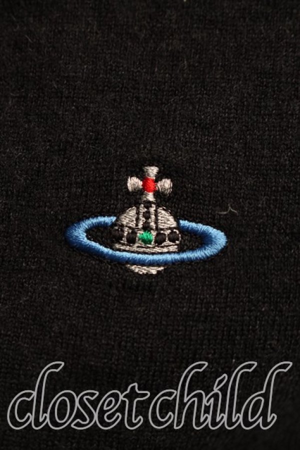 画像5: ヴィヴィアンウエストウッド MAN 中古 / オーブ刺繍ニット S グレー  H-26-04-19-036-to-OD-ZH (5)
