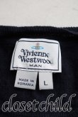 画像3: ヴィヴィアンウエストウッド MAN 中古 / オーブ刺繍ニット L 紺  H-26-04-19-038-to-OD-ZH (3)