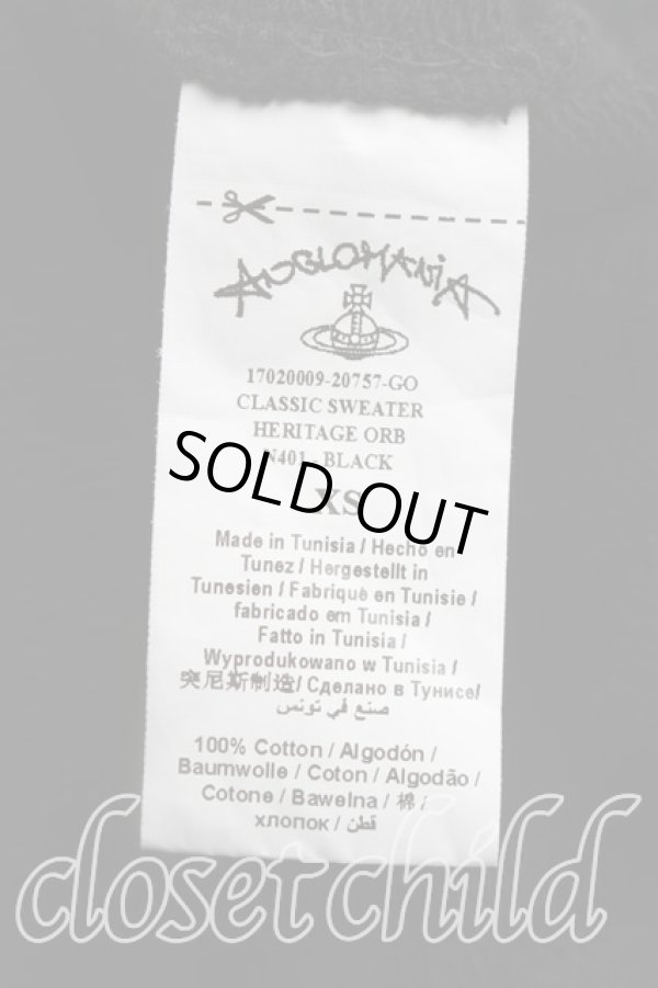 画像4: ANGLOMANIA 中古 / ヘリテージオーブスウェット XS 黒  H-26-04-19-039-to-OD-ZH (4)