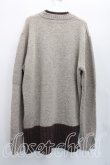 画像2: ANGLOMANIA 中古 / レイヤードニット L 茶  H-26-04-19-040-to-OD-ZH (2)