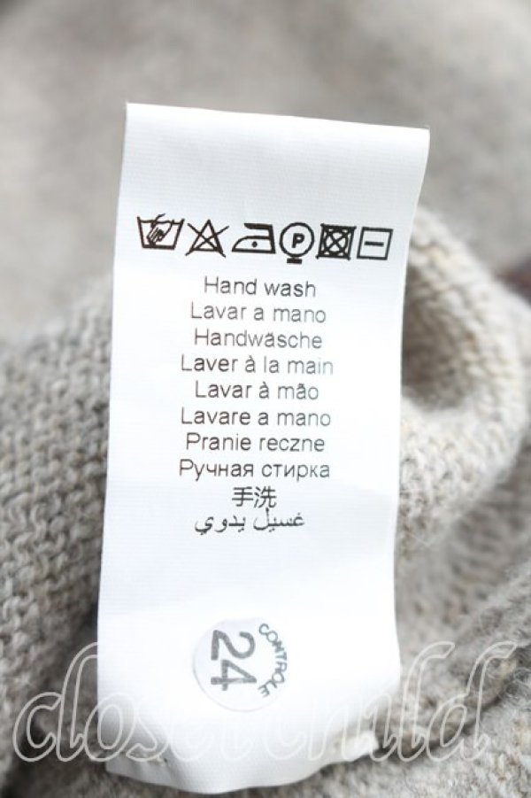 画像5: ANGLOMANIA 中古 / レイヤードニット L 茶  H-26-04-19-040-to-OD-ZH (5)