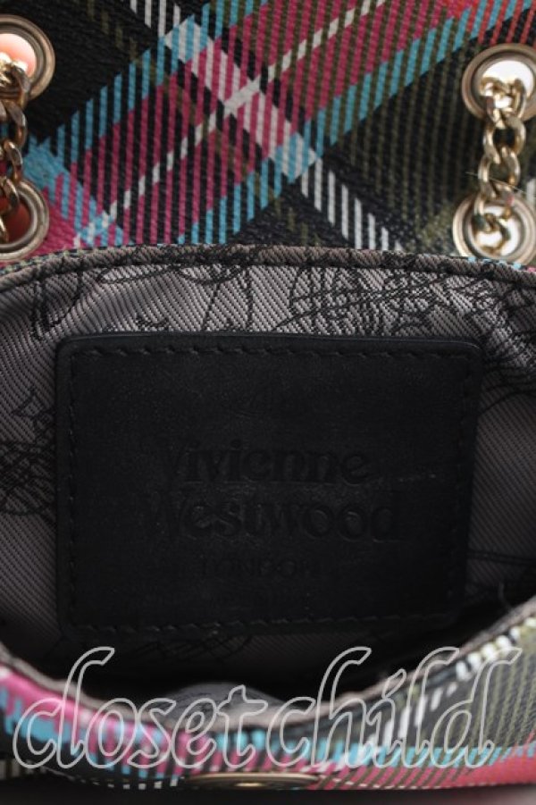 画像5: ヴィヴィアンウエストウッド 中古 / ダービークロスボディバッグ  マルチ  H-26-04-19-041-ba-OD-ZH (5)