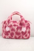 画像2: ヴィヴィアンウエストウッド 中古 / レオーパードパイル地バッグ  ピンク  H-26-04-19-042-ba-OD-ZH (2)