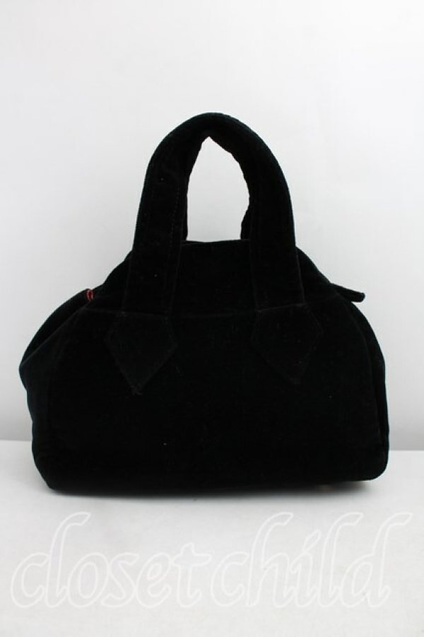 画像2: ヴィヴィアンウエストウッド 中古 / アーカイブヤスミンバッグ  黒  H-26-04-19-043-ba-OD-ZH (2)