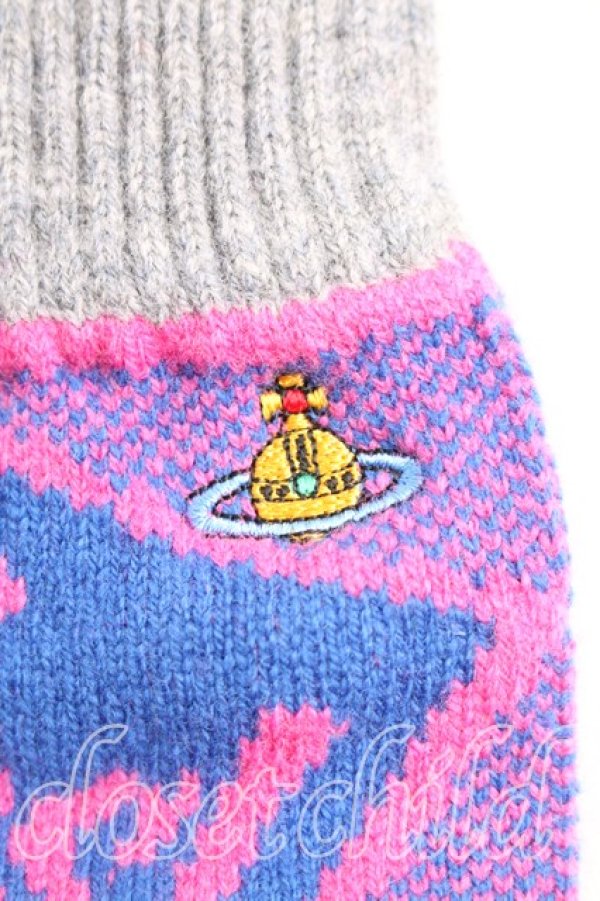 画像2: ヴィヴィアンウエストウッド 中古 / ミトン手袋  ピンク  H-26-04-19-053-gd-OD-ZH (2)