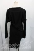 画像2: ヴィヴィアンウエストウッド 中古 / リップptカットソーワンピ 2（9号相当） 黒  H-26-04-19-067-op-OD-ZH (2)