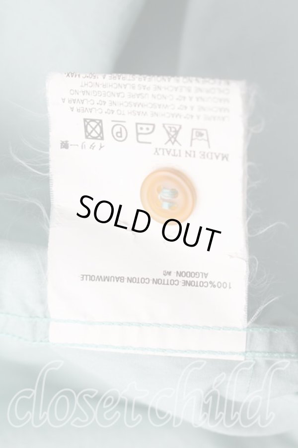 画像4: ヴィヴィアンウエストウッド MAN 中古 / カラーオーブ刺繍シャツ II(M相当） 緑  H-26-04-19-009-bl-OD-ZH (4)