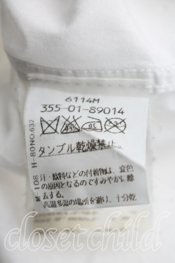 画像4: ヴィヴィアンウエストウッド MAN 中古 / カラーオーブ刺繍シャツ I(S相当） 白  H-26-04-19-011-bl-OD-ZH (4)