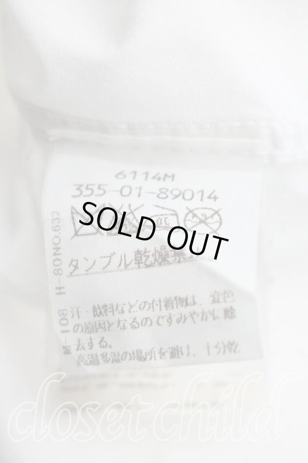 画像4: ヴィヴィアンウエストウッド MAN 中古 / カラーオーブ刺繍シャツ I(S相当） 白  H-26-04-19-011-bl-OD-ZH (4)