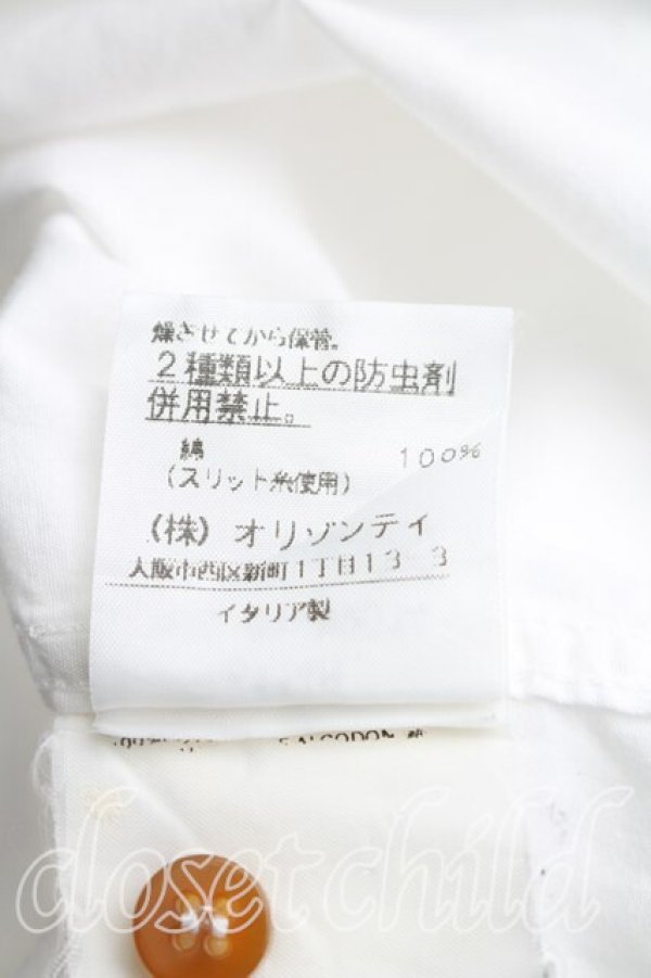 画像5: ヴィヴィアンウエストウッド MAN 中古 / カラーオーブ刺繍シャツ I(S相当） 白  H-26-04-19-011-bl-OD-ZH (5)