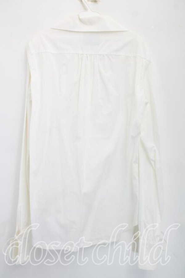 画像2: ヴィヴィアンウエストウッド MAN 中古 / カラーオーブ刺繍シャツ 44（メンズS相当） 白  H-26-04-19-013-bl-OD-ZH (2)