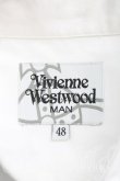 画像3: ヴィヴィアンウエストウッド MAN 中古 / オーブ刺繍シャツ 48（メンズM相当） 白  H-26-04-19-014-bl-OD-ZH (3)