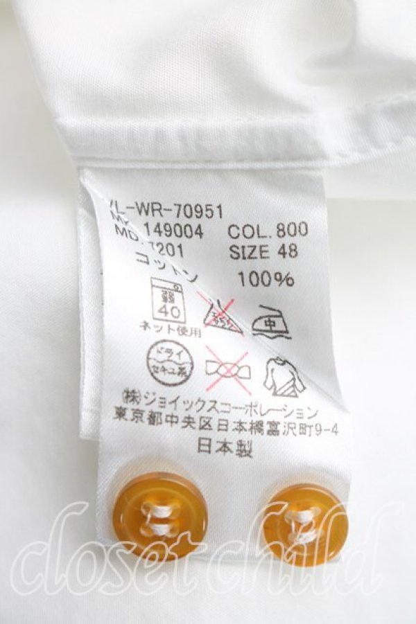 画像4: ヴィヴィアンウエストウッド MAN 中古 / オーブ刺繍シャツ 48（メンズM相当） 白  H-26-04-19-014-bl-OD-ZH (4)
