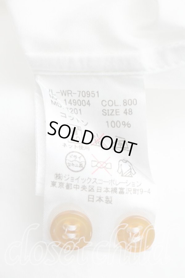 画像4: ヴィヴィアンウエストウッド MAN 中古 / オーブ刺繍シャツ 48（メンズM相当） 白  H-26-04-19-014-bl-OD-ZH (4)