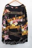 画像2: ANGLOMANIA 中古 / FLOWER TAPEスウェット 38（M相当） 黒  H-26-04-19-017-to-OD-ZH (2)