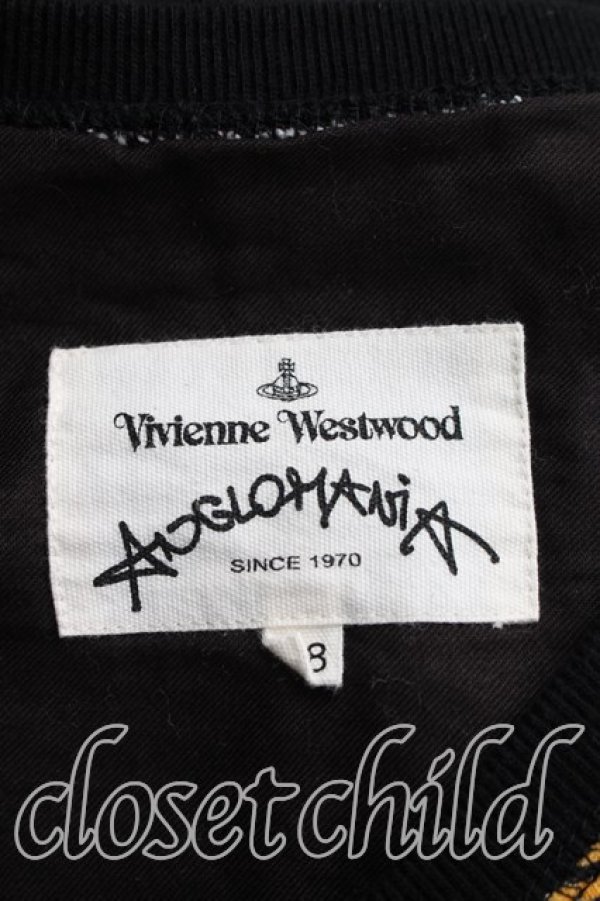 画像3: ANGLOMANIA 中古 / FLOWER TAPEスウェット 38（M相当） 黒  H-26-04-19-017-to-OD-ZH (3)